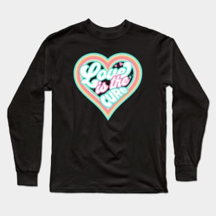 LOVE IS THE CURE (blue) Long Sleeve T-Shirt